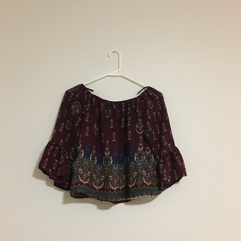 Maroon Top